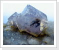 Mineral Fluoritwürfel aus dem Bergwerk Teufelsgrund